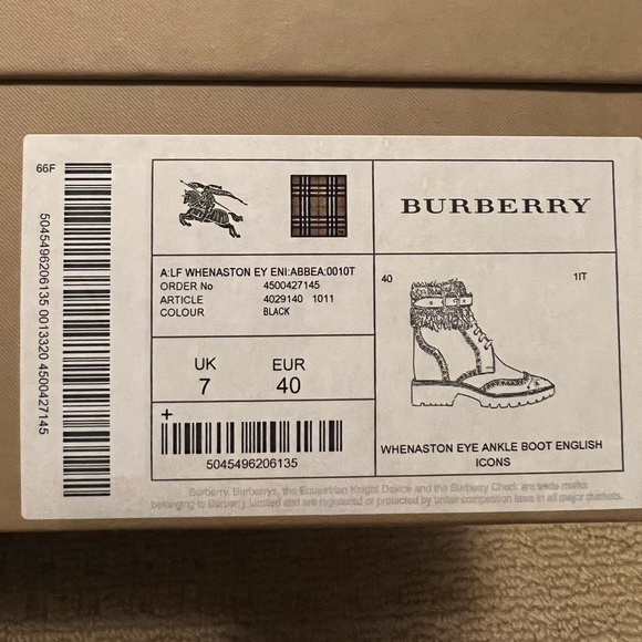 Burberry boots - Picture 9 of 9